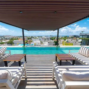 Rooftop With Ocean Views - 2 Bedrooms With Pool - At Arenis 309 Playa del Carmen
